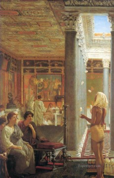 サー・ローレンス・アルマ・タデマ Painting - エジプトのジャグラー ロマンティック サー・ローレンス アルマ・タデマ